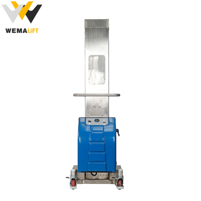 400kg Walkie Pallet Stacker Capacity Small Semi Electric Fork Platform
