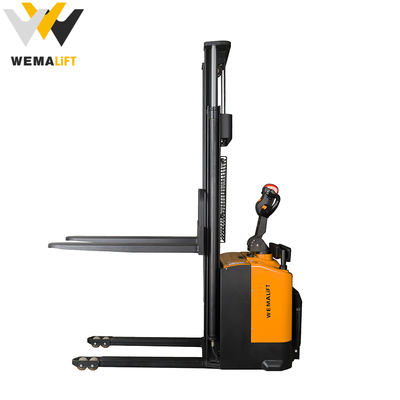2000kg stand-on full electric power pallet stacker