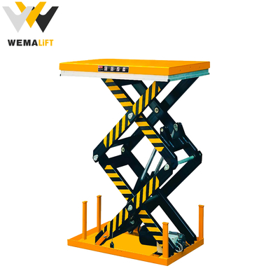 Two Three Four Scissor Electric Stationary Lift Table