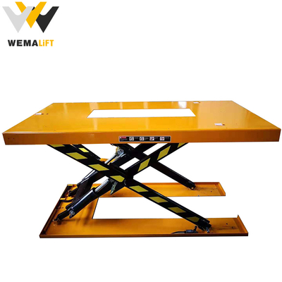 1000kgs 85mm Stationary Lift Table Low Profile
