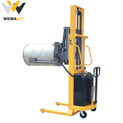 350kg Hydraulic Drum Stacker Forklift Carrier Stacker Semi Electric