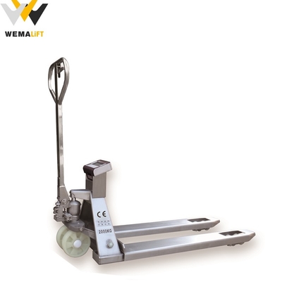 2ton Stainless Steel Scale Hand Hydraulic Manual Pallet Truck