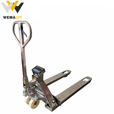2ton Stainless Steel Scale Hand Hydraulic Manual Pallet Truck