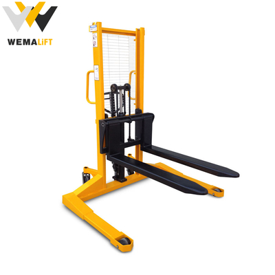 Wemalift 1000kg 1600mm hydraulic manual lift stacker