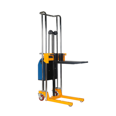 China Factory Making Manual Pallet Stacker Cheap 400kgs Forklift With Platform